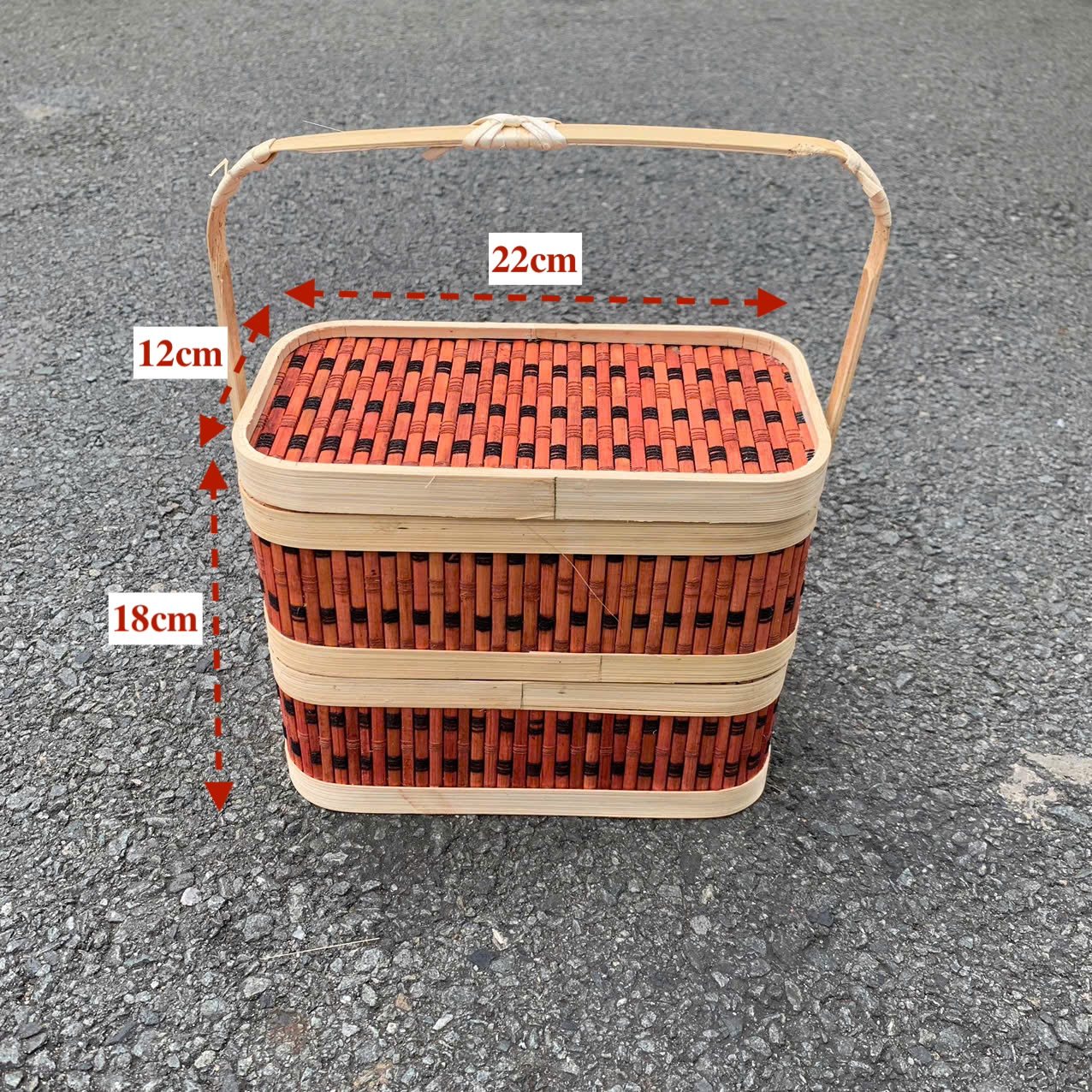 ảnh của sản phẩm Giỏ Tre Đựng Quà, Hộp Tre Đựng Đồ Đa Năng nhiều mẫu số 35