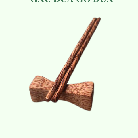 Gác đũa gỗ dừa - Kê Đũa Thìa Muỗng Đẹp - Chopstick Holder giá 10,000 đang rẻ nhất thị trường