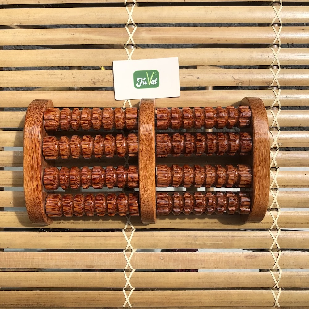 Bàn lăn Massage bàn tay, bàn chân gỗ dừa - Mát xa trị liệu giá 200,000 đang rẻ nhất thị trường